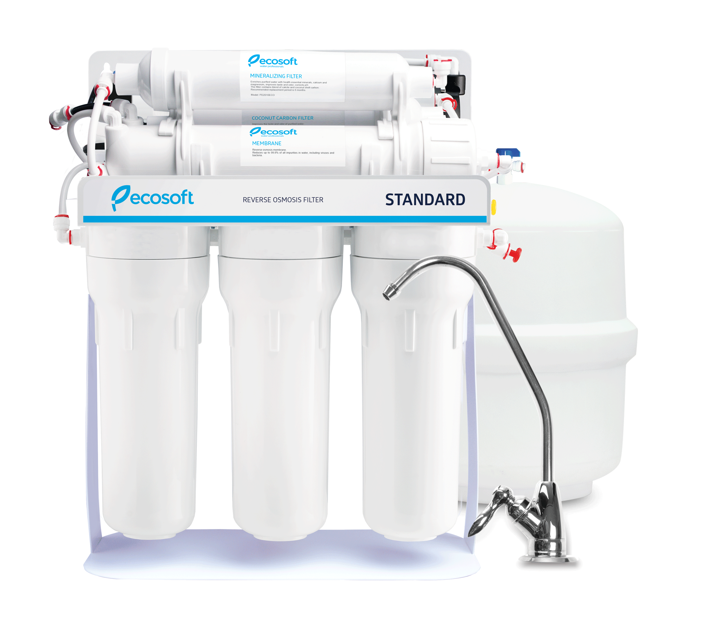 Очистители воды отзывы. Фильтр обратного осмоса ECOSOFT Standart 5-50. Система обратного осмоса ECOSOFT Standard 6-50m. Система обратного осмоса Экософт. Фильтр под мойкой 3m ap2-c405sg-Box.